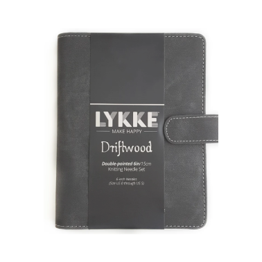 Lykke - Set aiguilles double pointe dpn 15 cm 6" Driftwood Grey Denim Set