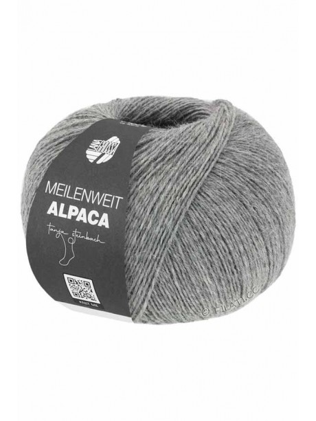 Lana Grossa Sock Meilenweit 100G Alpaca - 2014 Medium Grey