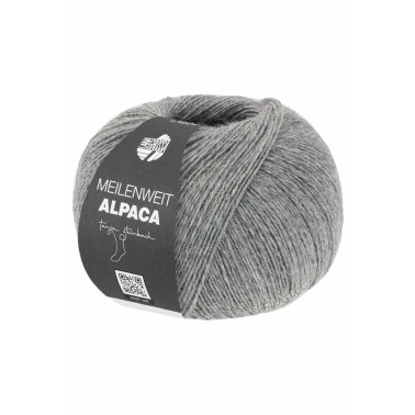 Lana Grossa Sock Meilenweit 100G Alpaca - 2014 Medium Grey