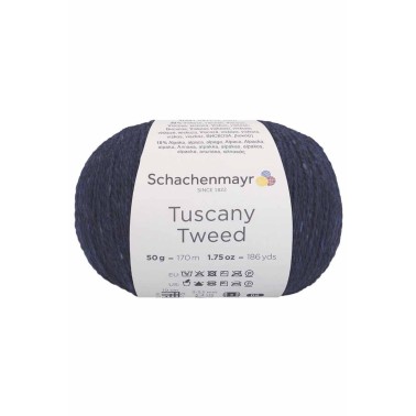 Schachenmayr Tuscany Tweed 050 Navy