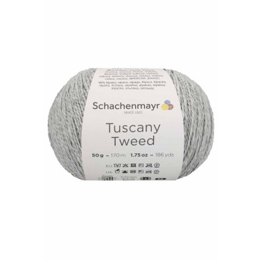 Schachenmayr Tuscany Tweed 090 Silver