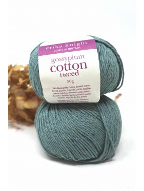 Gossypium Cotton Tweed - 11 Green Emerald