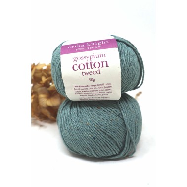 Gossypium Cotton Tweed - 11 Green Emerald