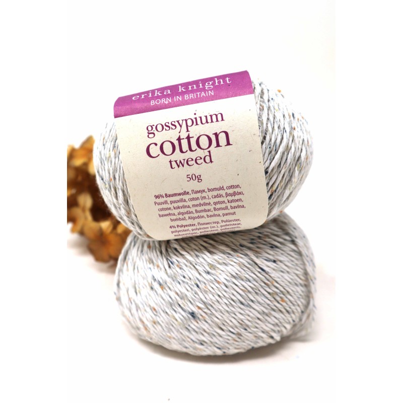 Gossypium Cotton Tweed  - 01 White