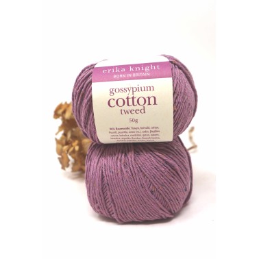 Gossypium Cotton Tweed - 14 Mauve