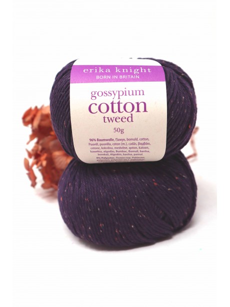 Gossypium Cotton Tweed - 10 Violet