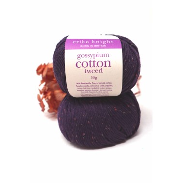 Gossypium Cotton Tweed - 10 Violet