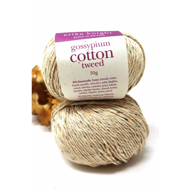 Gossypium Cotton Tweed  - 02 Natural