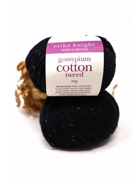 Gossypium Cotton Tweed - 19 Black