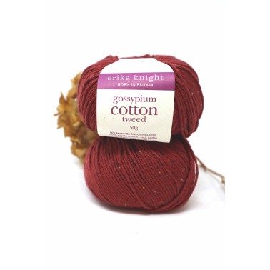 Gossypium Cotton Tweed - 09 Bordeaux
