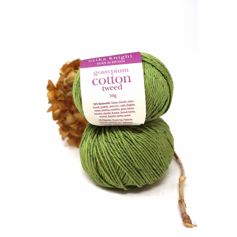 Gossypium Cotton Tweed - 26 Pistaccio