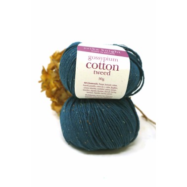 Gossypium Cotton Tweed - 12 Indigo