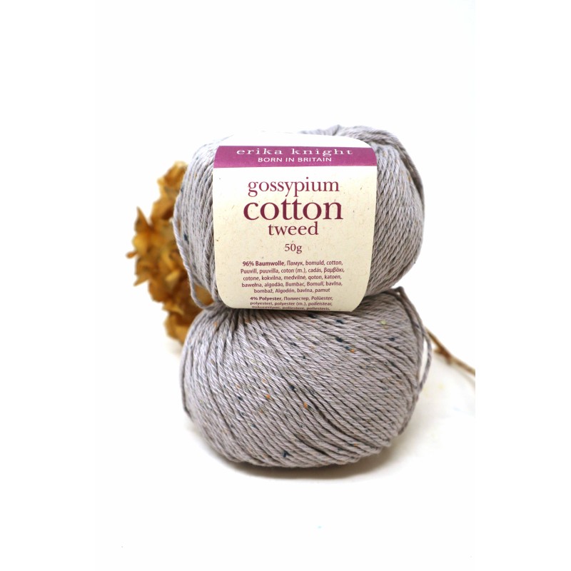 Gossypium Cotton Tweed - 17 Medium Grey