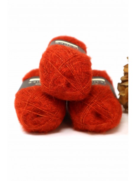 Isager Silk Mohair - 28 Coral Red