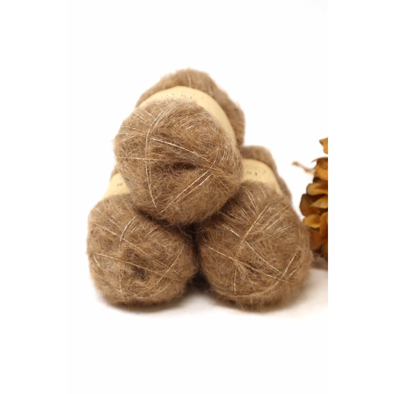 Isager Soft Fine - E7S Eco Brown