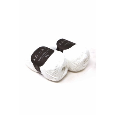 Rowan Summerlite 4 Ply - 417 Pure White algodón de Giza suave y mate grosor fingering