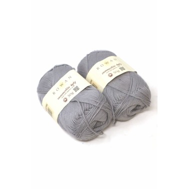Rowan Summerlite 4 Ply - 422 Still Grey algodón de Giza suave y mate grosor fingering