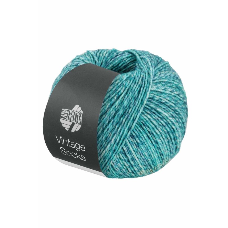 Lana Grossa Vintage Socks - 1003 Turquoise