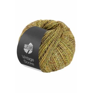 Lana Grossa Vintage Socks - 1001 Yellow Green