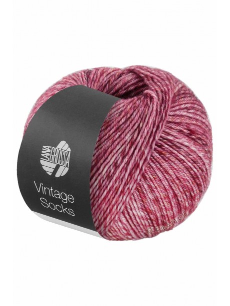 Lana Grossa Vintage Socks - 1009 Framboise