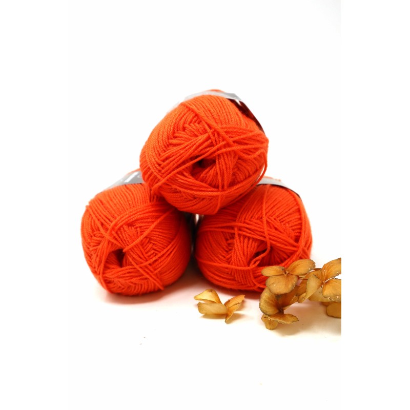 Cashmere Sock Meilenweit 67 Orange