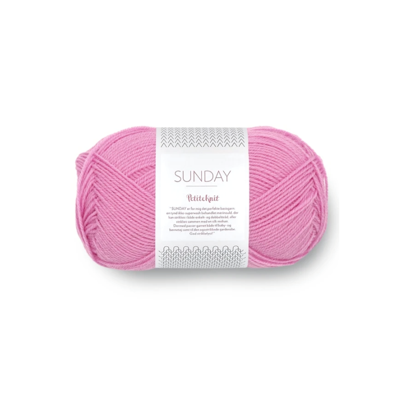 Sandnes Garn Sunday - 4604 Flamingo Petite Knit