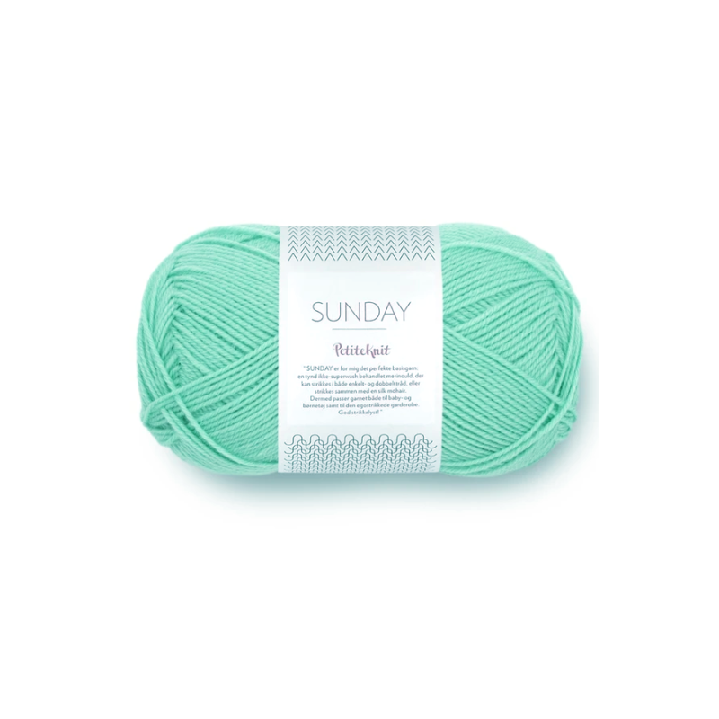 Sandnes Garn Sunday - 7723 Mint Petite Knit