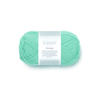 Sandnes Garn Sunday - 7723 Mint Petite Knit