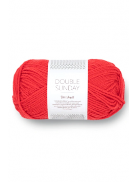 Sandnes Garn Double Sunday - 4008 Poppy Petite Knit