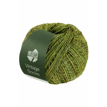 Lana Grossa Vintage Socks - 1002 Green