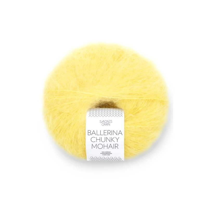 Sandnes Garn Ballerina Chunky Mohair 9004 Lemon