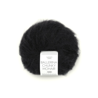 Sandnes Garn Ballerina Chunky Mohair 1099 Black