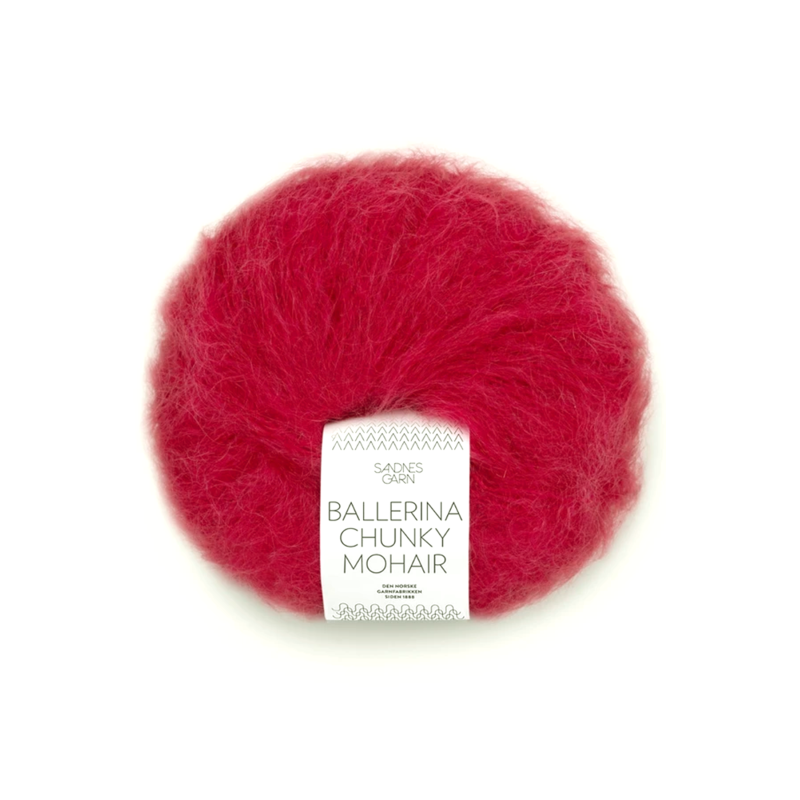 Sandnes Garn Ballerina Chunky Mohair 4255 Rumba Red