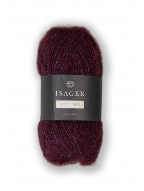 Isager Soft Fine 36 Wine