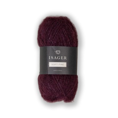 Isager Soft Fine 36 Wine