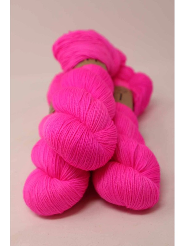 LITLG Fine Sock Pink Pop fluor