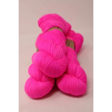 LITLG Fine Sock Pink Pop fluor