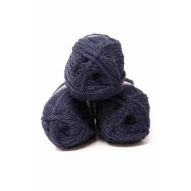Isager Alpaca 3 - 47 Purple Blue hilo aran, suave mezcla de lana y alpaca