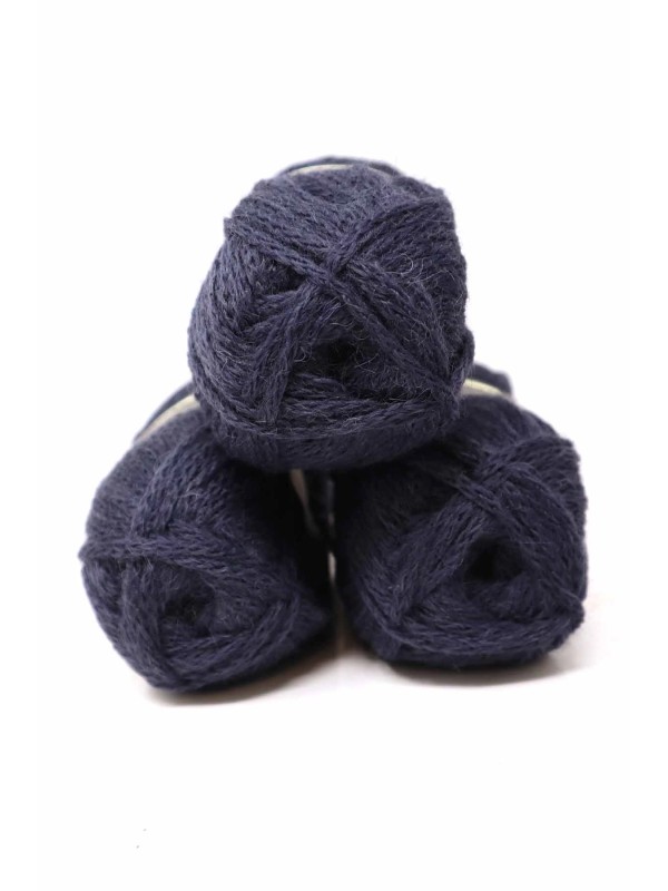 Isager Alpaca 3 - 47 Purple Blue hilo aran, suave mezcla de lana y alpaca