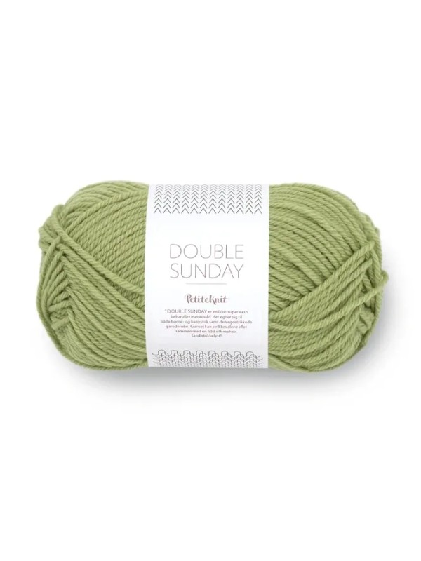 Sandnes Garn Double Sunday 9533 Green Tea Petite Knit