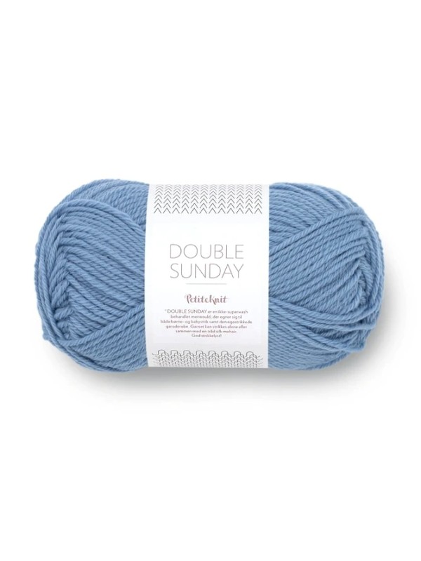 Sandnes Garn Double Sunday 6043 Baby Blue Eyes Petite Knit