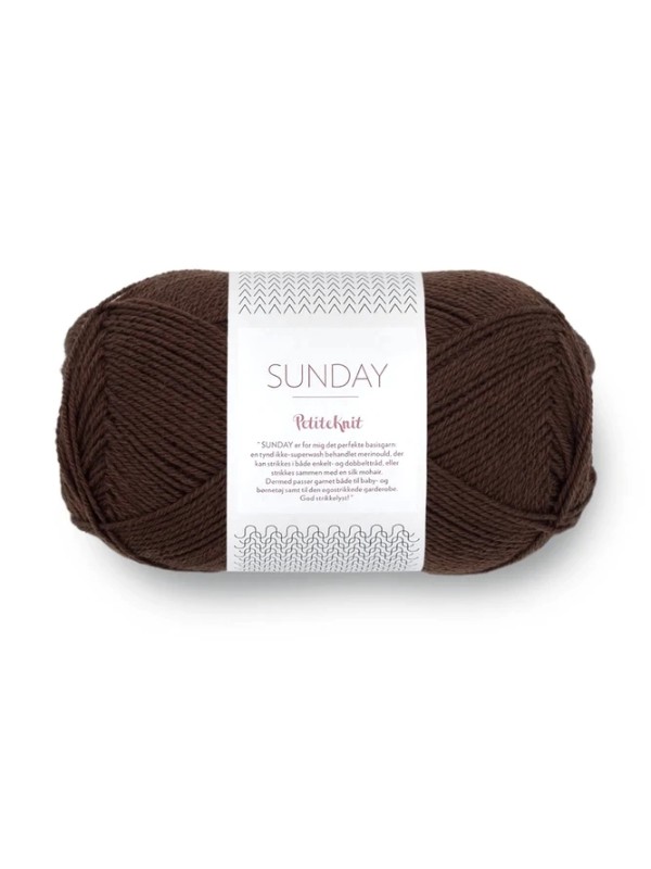 Sandnes Garn Sunday 3091 Cacao Petite Knit