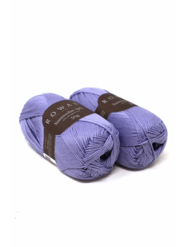 Rowan Summerlite 4 Ply 456 Lavender algodón de Giza suave y mate grosor fingering