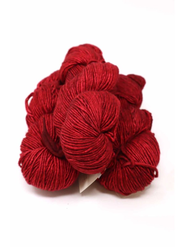 Malabrigo Worsted Cereza 033 hilo worsted ideal para proyectos rápidos