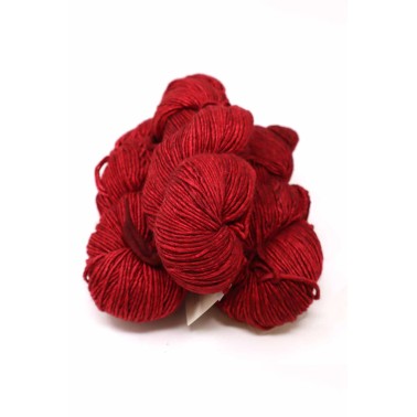 Malabrigo Worsted Cereza 033 hilo worsted ideal para proyectos rápidos