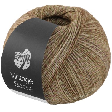 Lana Grossa Vintage Socks 1013 Kaki Brown