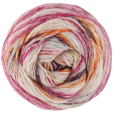 Hippie 3038 Blue Brick Kaki  lana a rayas primavera verano