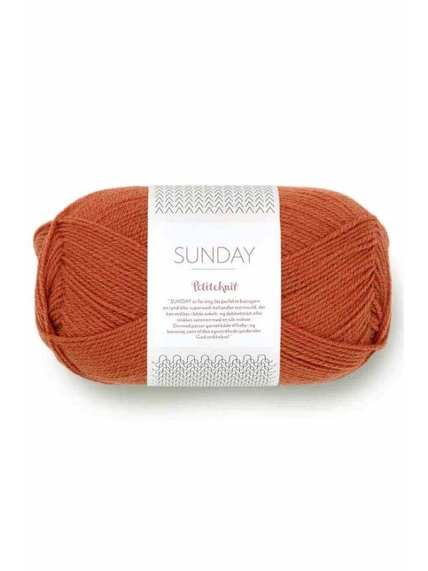 Sandnes Garn Sunday -  3536 Coral Brick Petite Knit