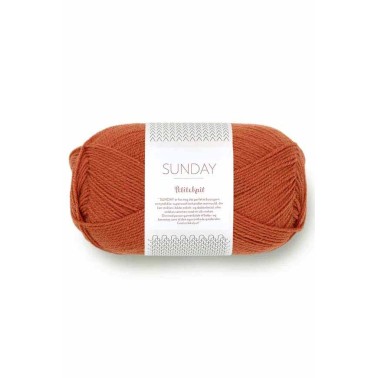 Sandnes Garn Sunday -  3536 Coral Brick Petite Knit