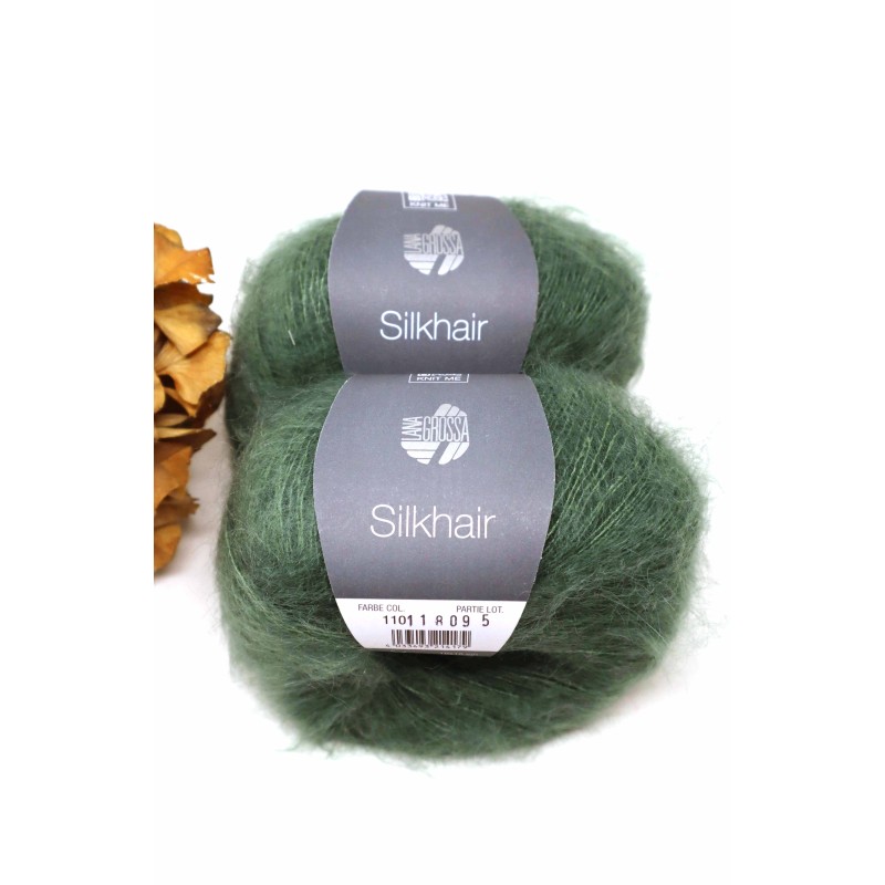 Lana Grossa Silkhair 110 Dark Green